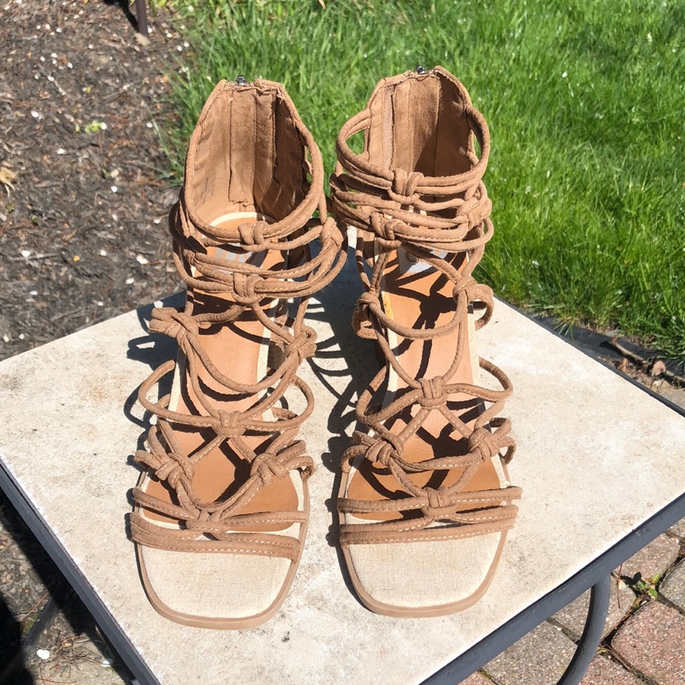 Womens block heel sandal